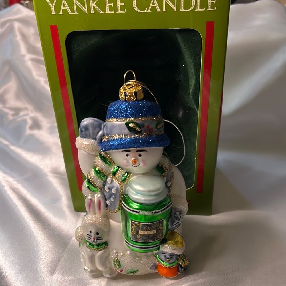 Yankee Candle Nicholas Snowbrite Snowman Ornament